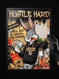 Hustle Hard — Πίνακας Pop Art | Black Gold Edition