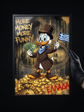 More Money More Funny — Πίνακας Pop Art | Ελλάδα Edition