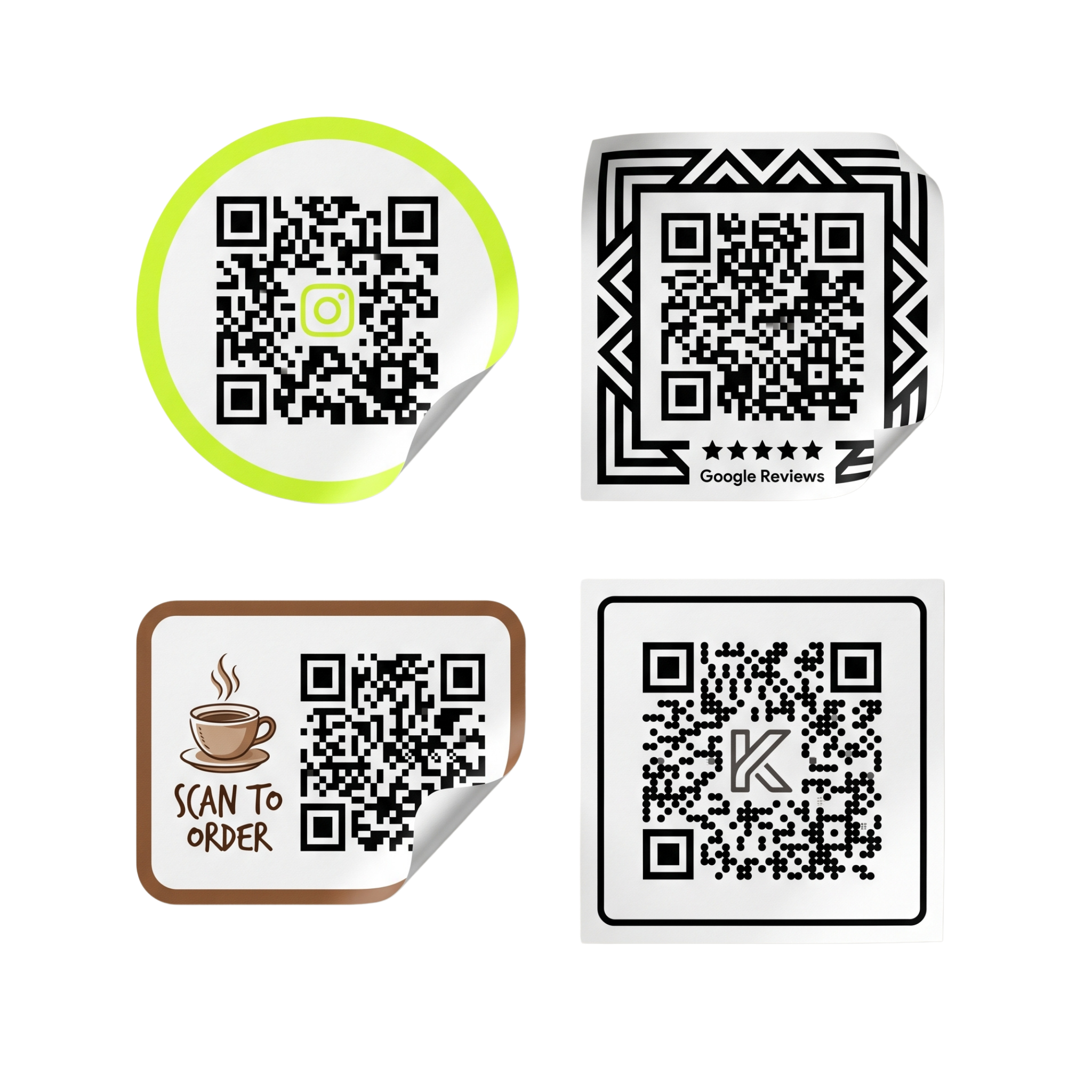 QR Sticker Design