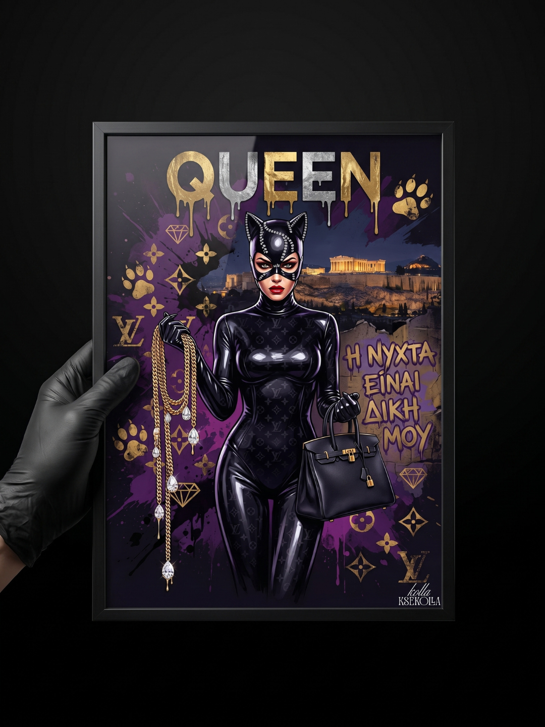 Queen — Πίνακας Pop Art | Athens Night Edition
