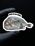 Λαγοκέφαλος Sticker «Ήρθα Για Να Μείνω»