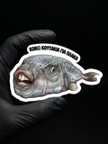 Λαγοκέφαλος Sticker «Κόβω Κουτάκια Για Πλάκα»