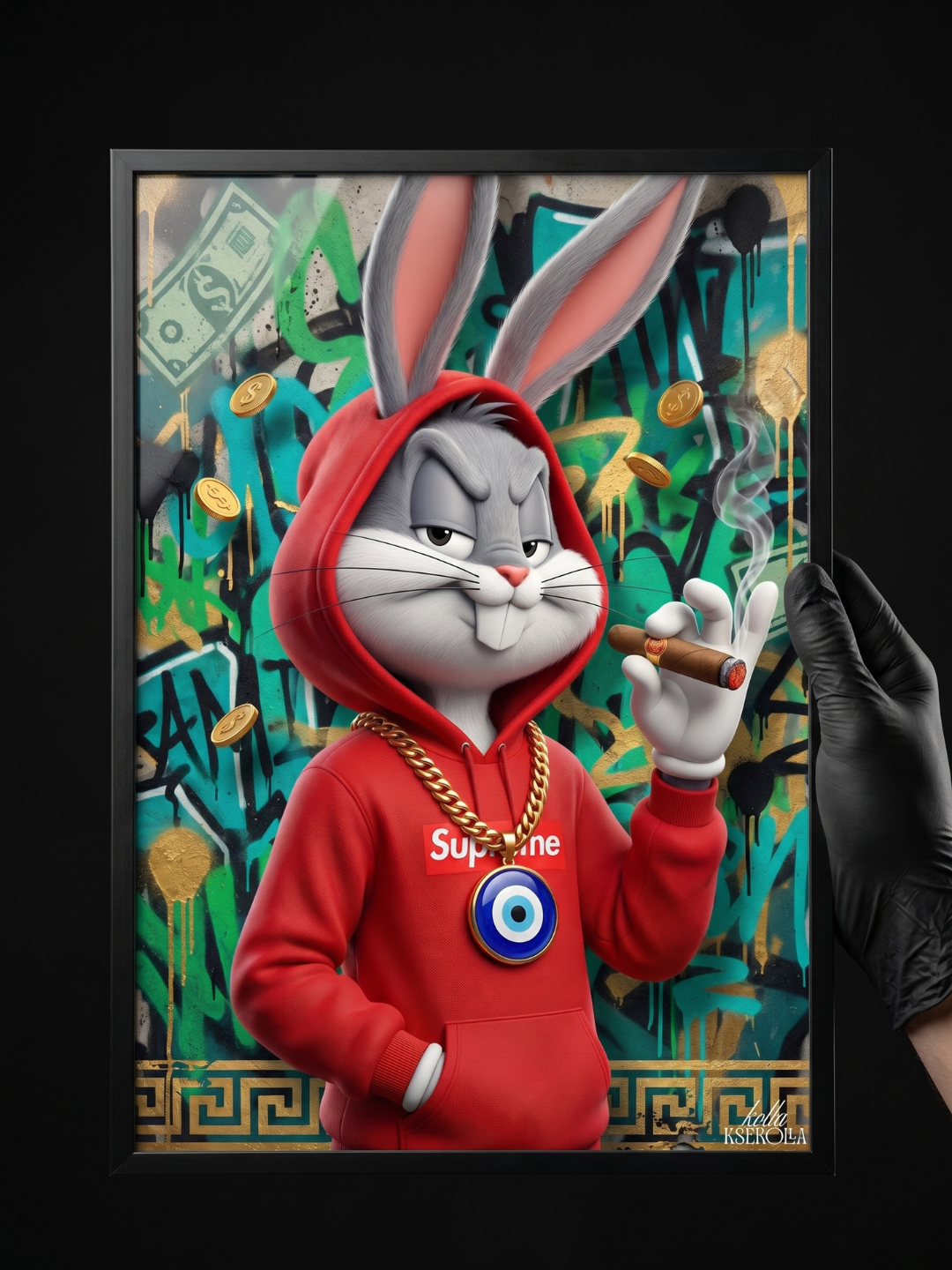 Street Hustler — Πίνακας Pop Art | Red Hood Edition